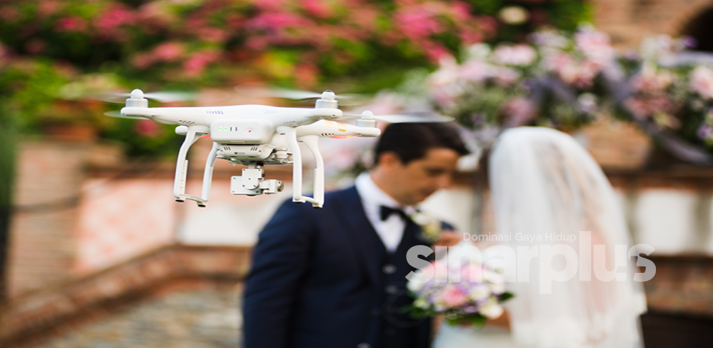 dron bukan hanya mampu rakam video kahwin
