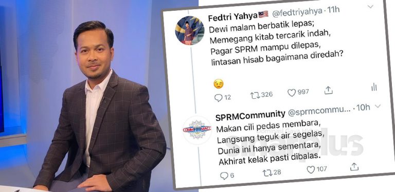 Fedtri Yahya berbalas pantun dengan SPRM, DBP turut terkait