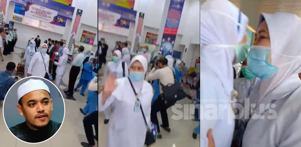 [VIDEO]Sayunya... Laungan azan mengiringi petugas frontliner ke Sabah