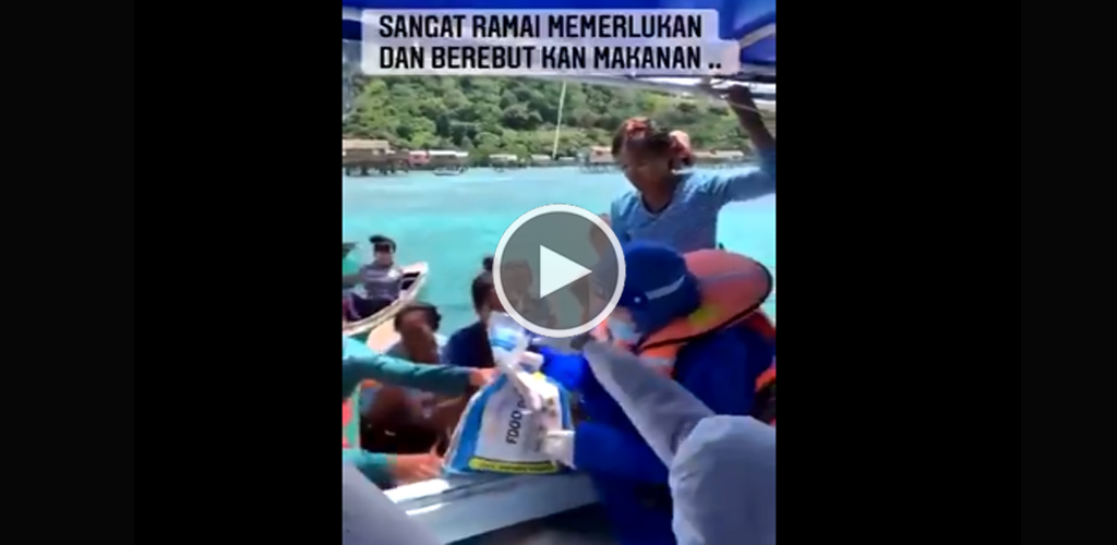 [VIDEO] Bot Ardell diserbu ketika sampaikan misi bantuan di Sabah
