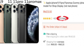iPhone 11 dijual pada harga RM23, hampir 300 pembeli kecewa dakwa ditipu!