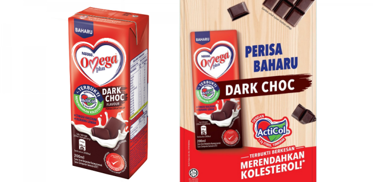 Nestle Omega Plus perkenal susu perisa coklat gelap        