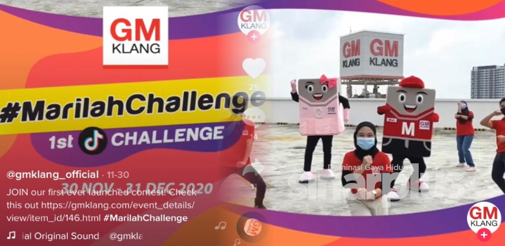 GM Klang lancar #MarilahChallenge di TikTok, peserta bakal menang iPhone 12