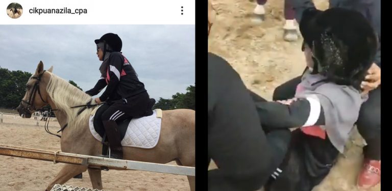 Wanita sarat 7 bulan jatuh ketika tunggang kuda, rupanya ini terjadi