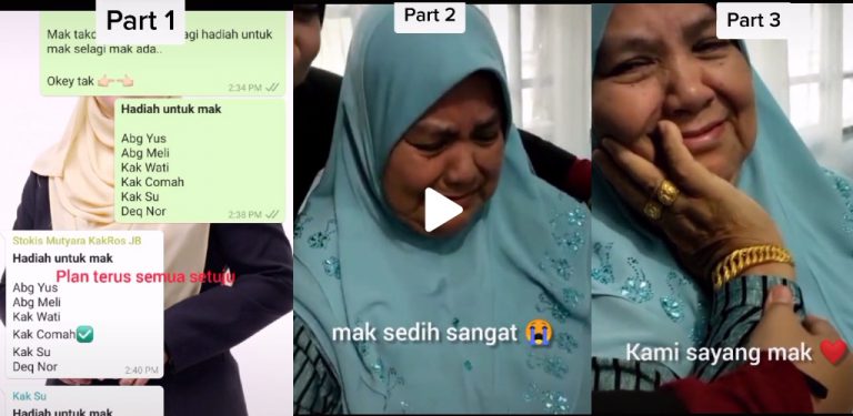 VIDEOGuna duit i-Sinar beli emas untuk mak, 6 beradik ...