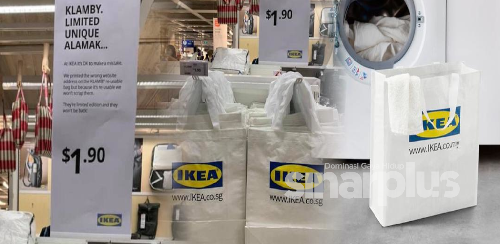 Beg IKEA versi 'alamak' edisi terhad, salah cetak tak bermakna tak boleh jual