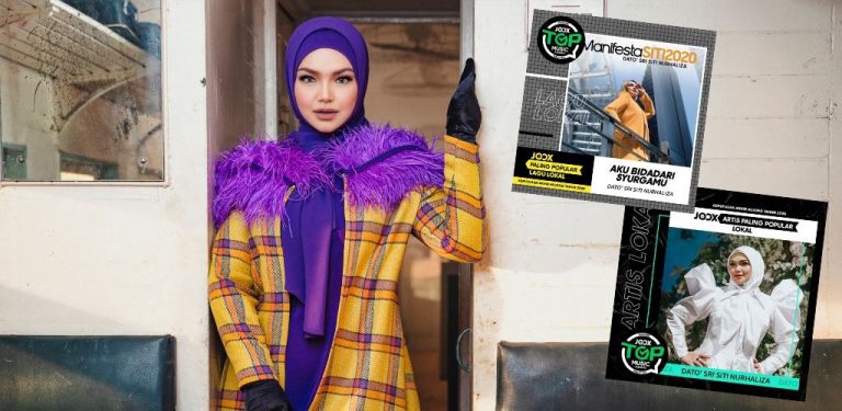 Siti Nurhaliza raih enam anugerah di JOOX Malaysia Top Music Awards