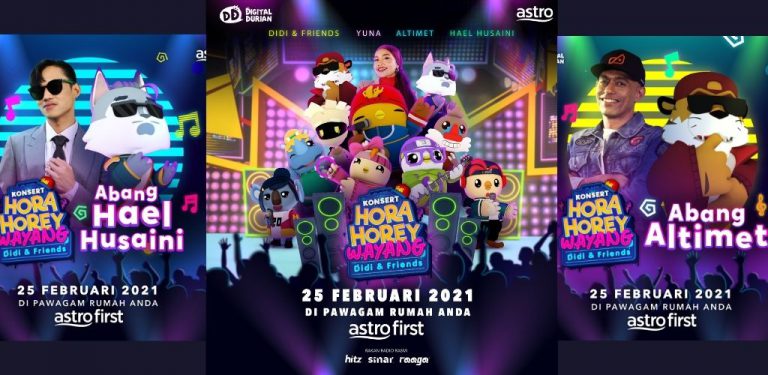 Yuna, Hael Husaini dan Altimet bakal meriahkan konsert Hora Horey Wayang Didi & Friends