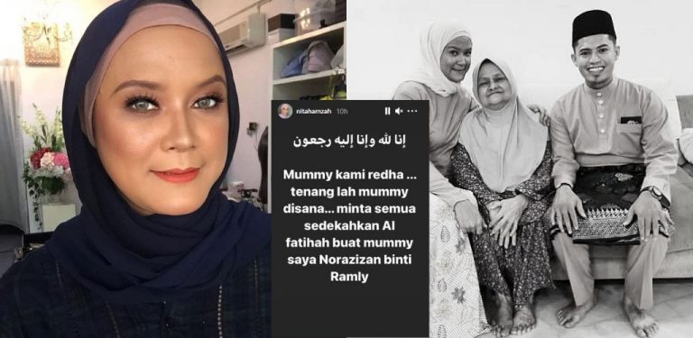 Ibu Nita Hamzah meninggal dunia