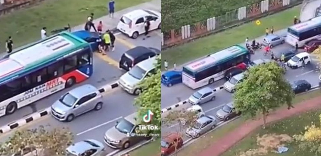[VIDEO]"Gores dan menang ke tu?" - Ramai puas hati tengok kereta parking halang laluan bas