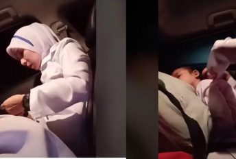 [VIDEO]Terpaksa siapkan anak ke sekolah dalam kereta, kisah jururawat curi perhatian warganet