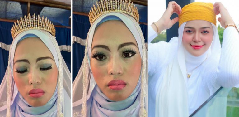 Pengantin 'dianiaya' mak andam, MUA Bellaz tampil taja solekan dan baju pengantin