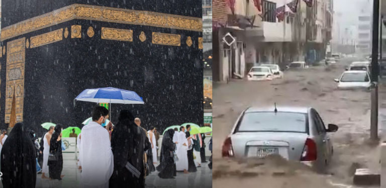 Keajaiban 15 Ramadan. Hujan lebat 3 jam, Makkah dilanda banjir kilat & hujan batu