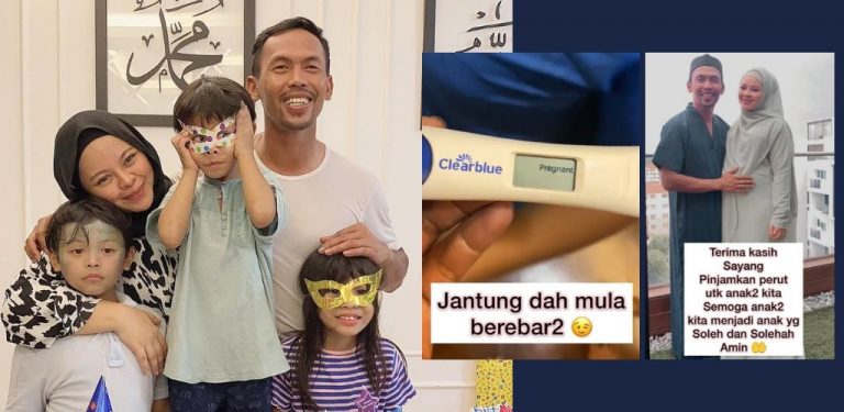 Satu keluarga teruja, Siti Sarah hamil anak keempat