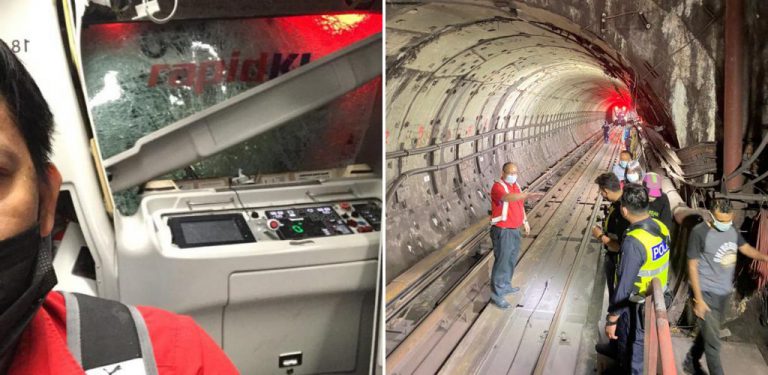 LRT 'bertembung' insiden pertama tempoh 23 tahun. 47 parah, panel kaca pecah bertaburan