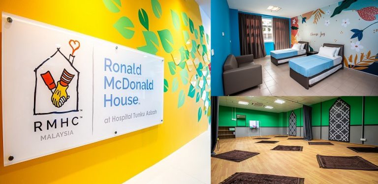 Hanya RM15 semalam, Rumah Ronald McDonald di Hospital Tunku Azizah untuk keluarga pesakit