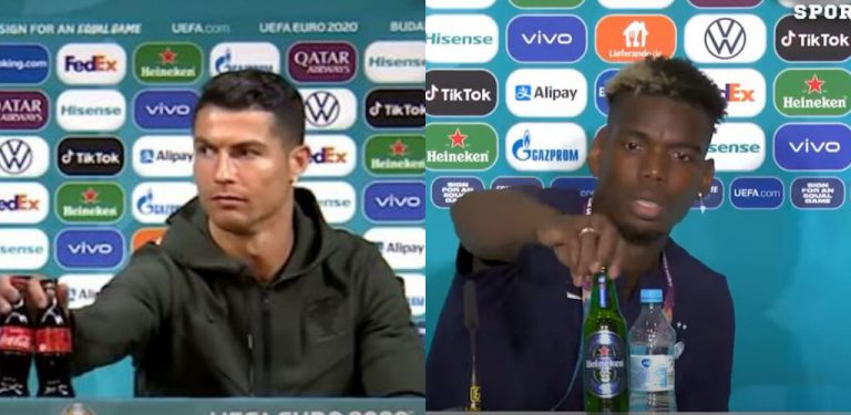 [VIDEO] Semalam Ronaldo, kini Pogba alihkan minuman keras penaja Euro 2020