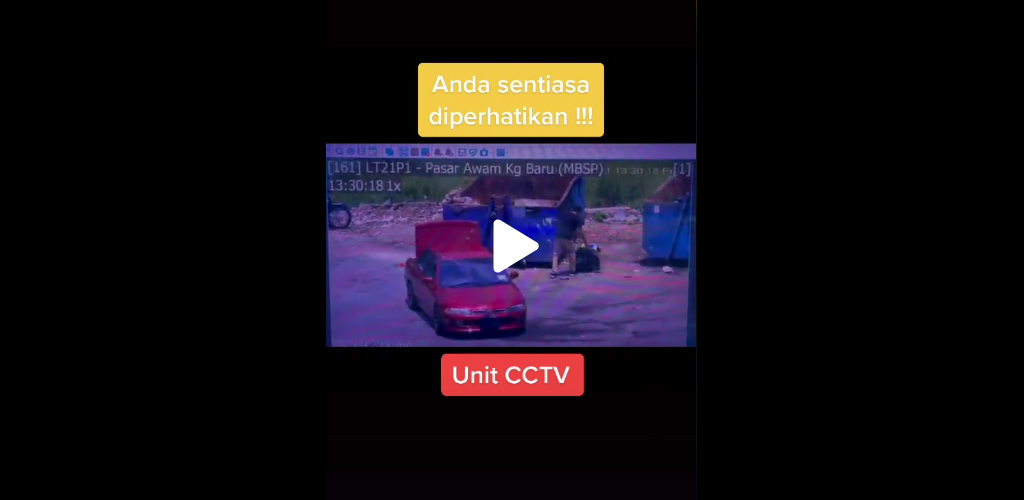 [VIDEO] "Pemilik Proton Wira, anda telah buang sampah di luar tong, sila ambil semula" - MBSP tegur lelaki menerusi CCTV