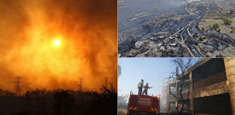 Tiga maut, ribuan haiwan ternakan mati kesan kebakaran hutan di Turki