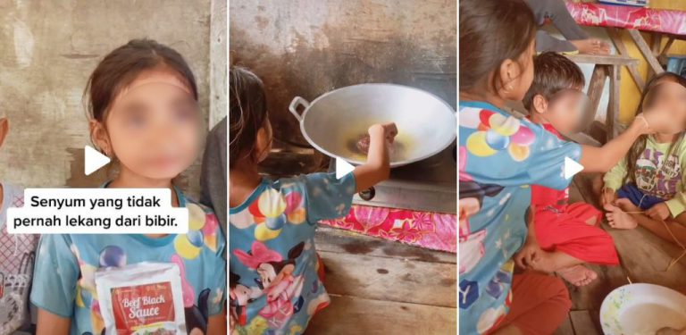 [VIDEO] Kanak-kanak perempuan tak kekok memasak, jaga adik selepas ibu meninggal dunia