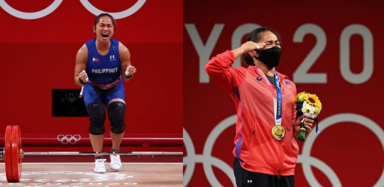Berbaloi berlatih di garaj Jasin, Melaka Hidilyn Diaz raih emas pertama Filipina
