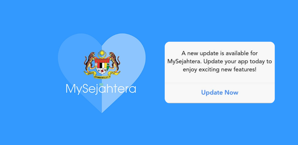 Kenapa mysejahtera tak boleh update