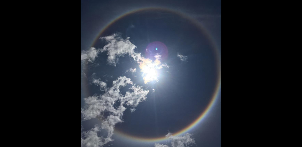Subhanallah, indahnya! 10 foto fenomena Halo Matahari yang buat ramai terpukau