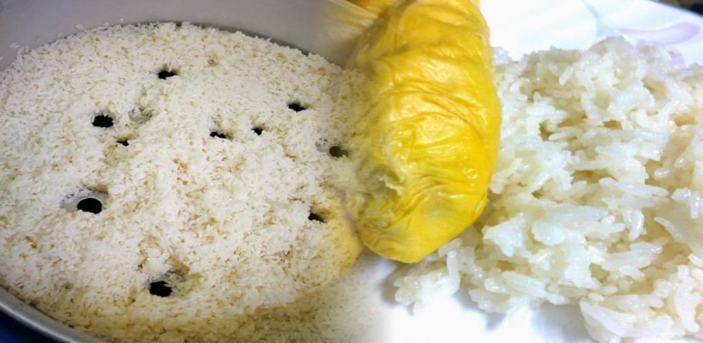 Cara mudah resipi Pulut Durian Asli Selatan Thai!