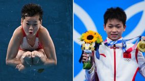 Di sebalik 3 kali skor ‘perfect 10,’ atlet terjun China 14 tahun raih emas untuk tampung rawatan ibu