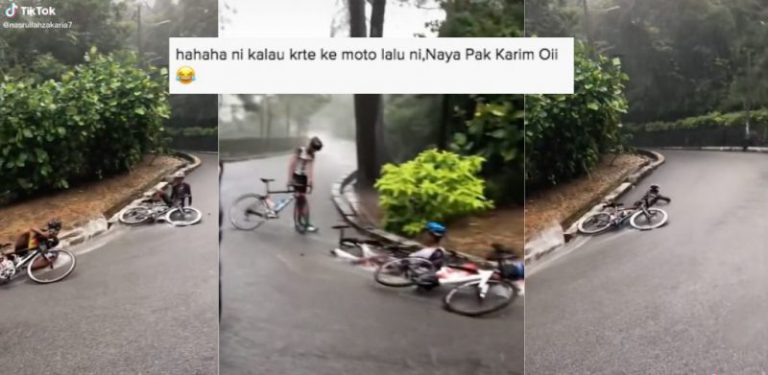[VIDEO] Ramai ingatkan jatuh basikal, team berbasikal Terengganu bikin netizen tersenyum