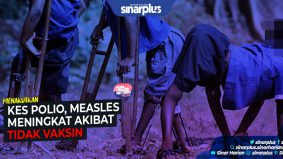 Kes polio, measles meningkat akibat tak vaksin