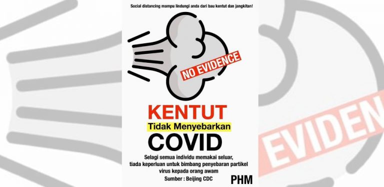 Jawapan Public Health Malaysia isu kentut tidak sebabkan Covid mencuit hati!