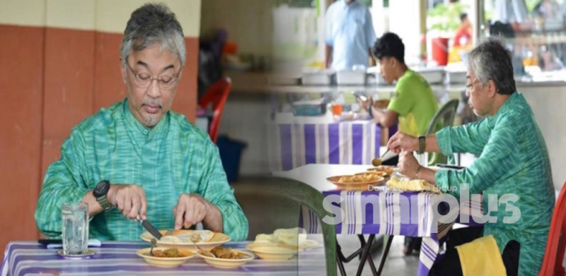 Agong berkenan santap di kedai roti tempayan, undang reaksi positif rakyat