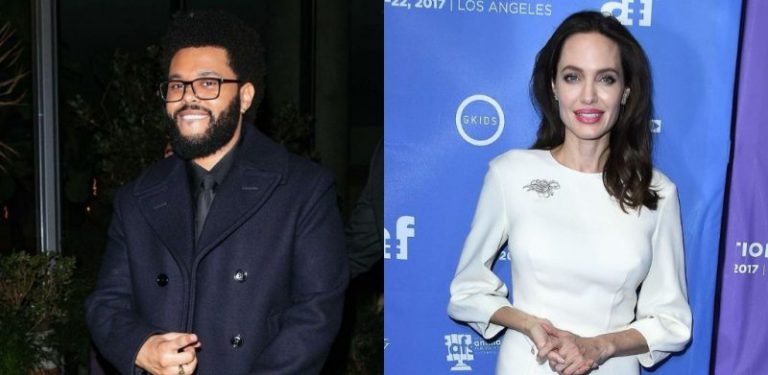 Teka-teki hubungan Angelina Jolie, The Weeknd