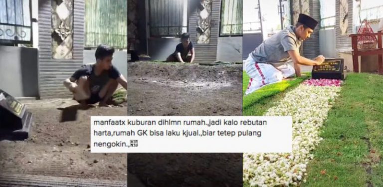 [VIDEO] Kebumi jenazah ibu di hadapan rumah, tindakan pemuda ini buat netizen Malaysia terkesima