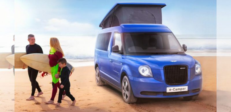 karavan, motorhome atau van perkhemahan (camper van) 