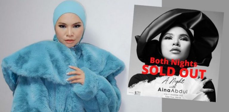 Tiket showcase pertama Aina Abdul habis terjual