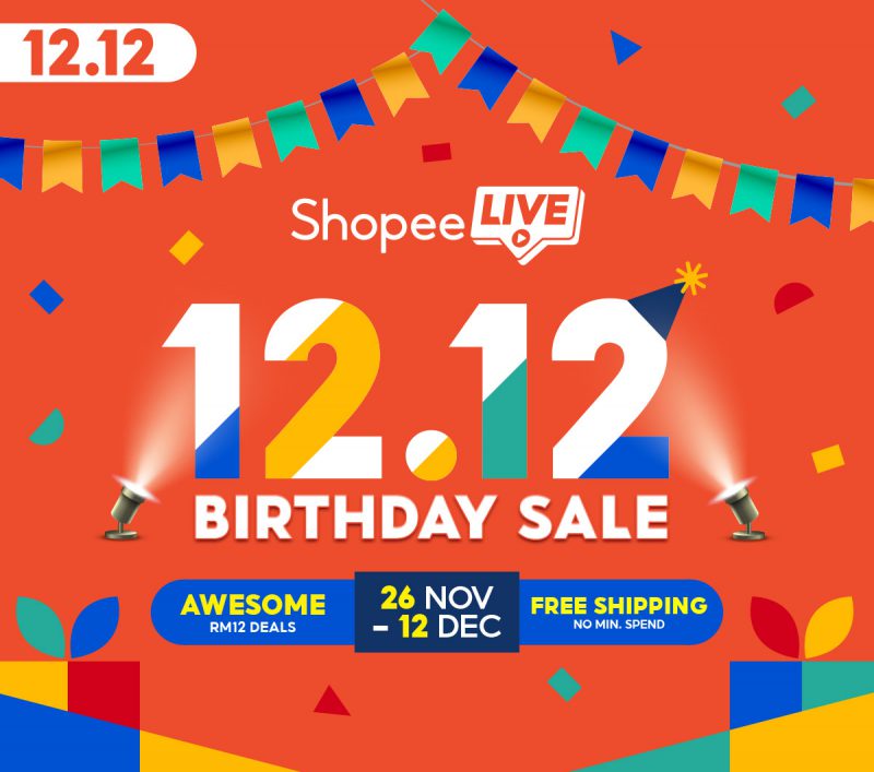 Lazada 12.12 Grand Final Year-End Sale dan Shopee 12.12 Birthday Sale