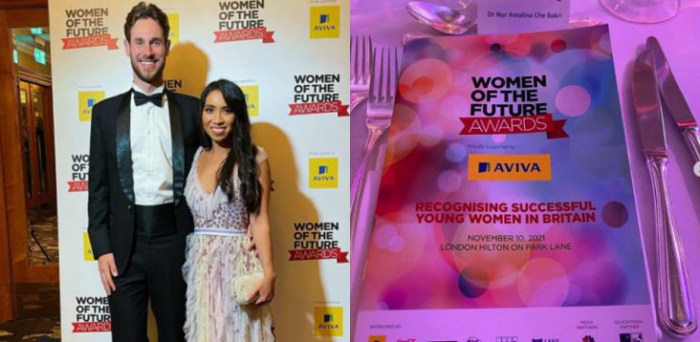 Dr Amalina rangkul anugerah di Britain, Women of Future Awards 2021