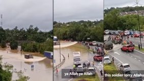 [VIDEO]Tular trak redah banjir, respon Hishammuddin raih perhatian