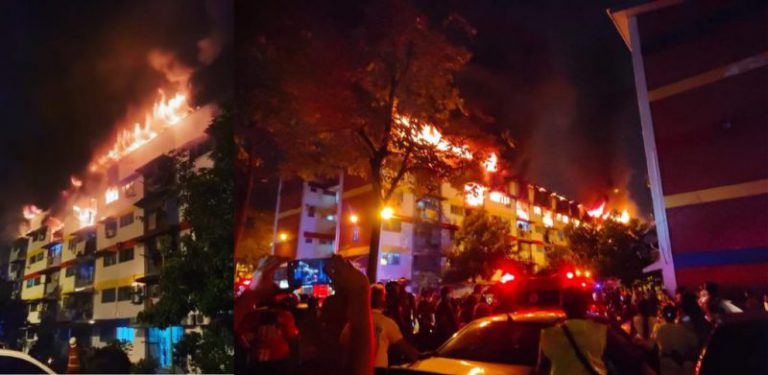 Gas bocor punca 8 rumah Flat Sri Johor, Cheras terbakar, berikut 9 tip kebakaran bangunan aras tinggi