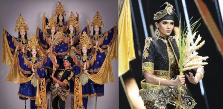7 Puteri Ulik Mayang dipakai Ratu Cantik Malaysia menang anugerah Best National Costume