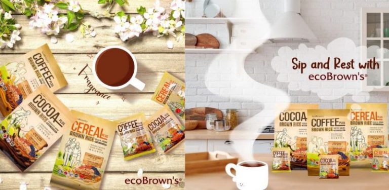 Minuman bijirin eco Brown's PLUS Series Brown Rice Drink cara baharu untuk nikmati minuman enak tanpa rasa bersalah