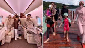 [VIDEO] Bertuahnya, Hairul Azreen dan keluarga diajak Tan Sri Vincent Tan naik jet peribadi, kapal layar mewah