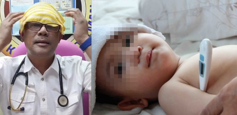 [VIDEO]Letak tuala basah atas kepala anak demam berisiko sawan, doktor dedah cara betul