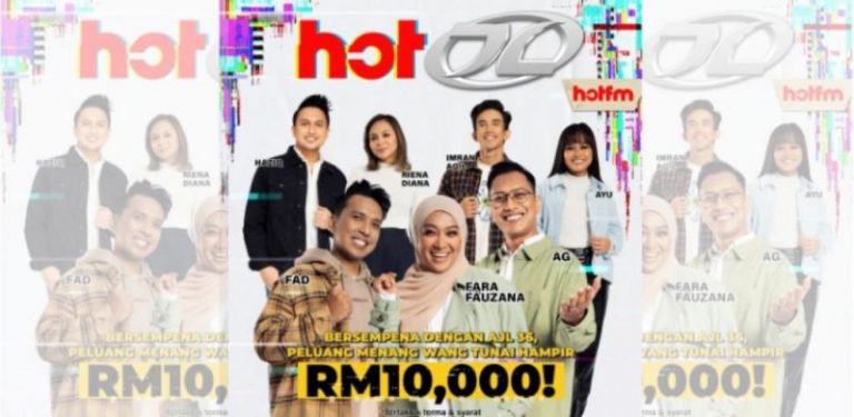 Peluang menang wang tunai hampir RM10,000 sempena AJL36 di Hot FM