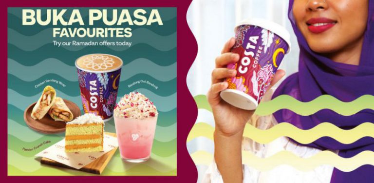 Cipta kenangan dengan cawan dan sampul raya Costa Coffee. Ada minuman terbaharu lagi