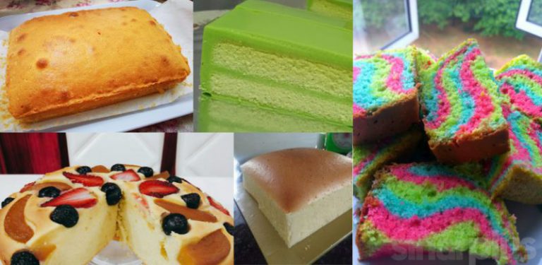 5 resipi kek popular sempena rumah terbuka, mudah dan jimat